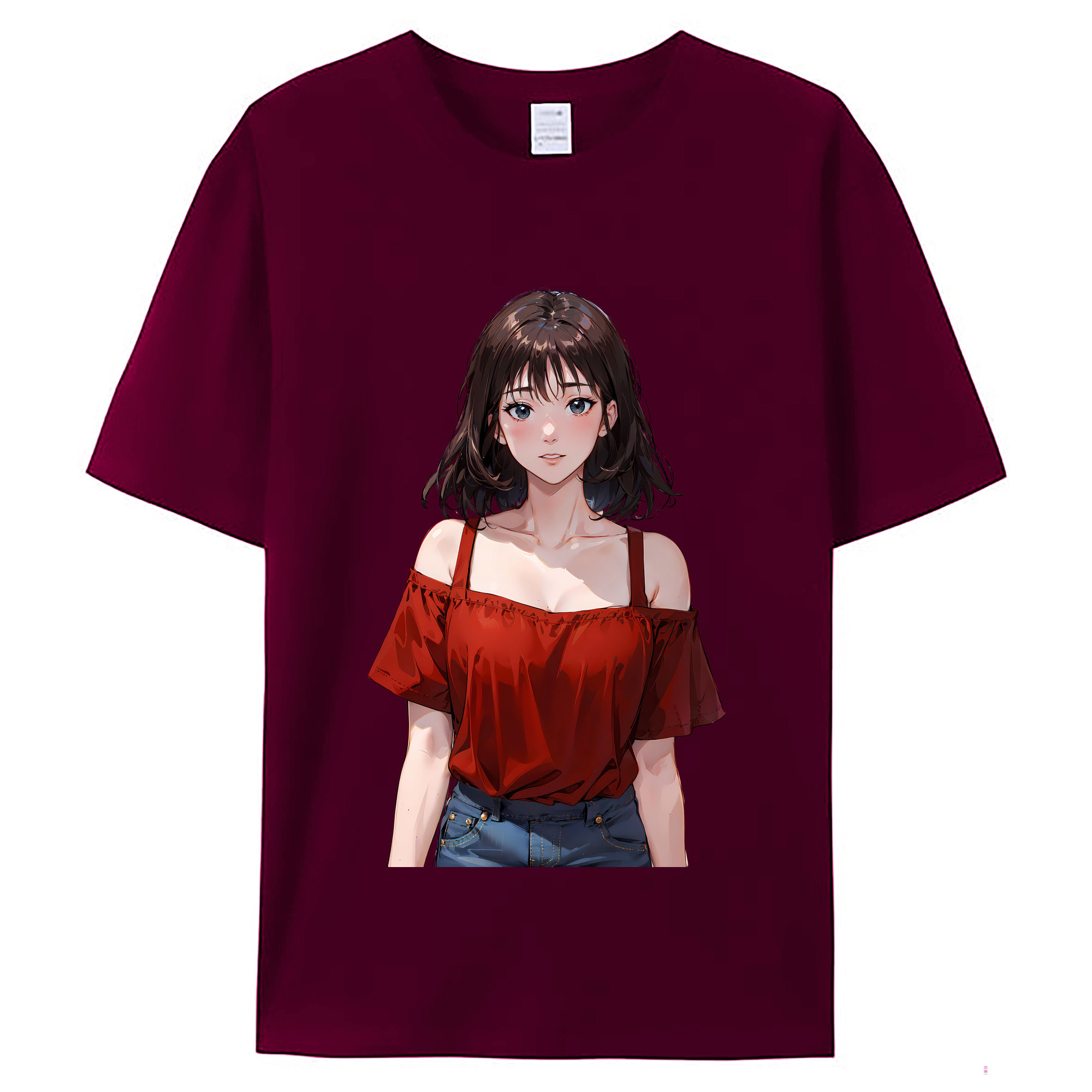 （画像用） SLAM DUNK／スラムダンク レディースカジュアルプリントTシャツ（綿100％）